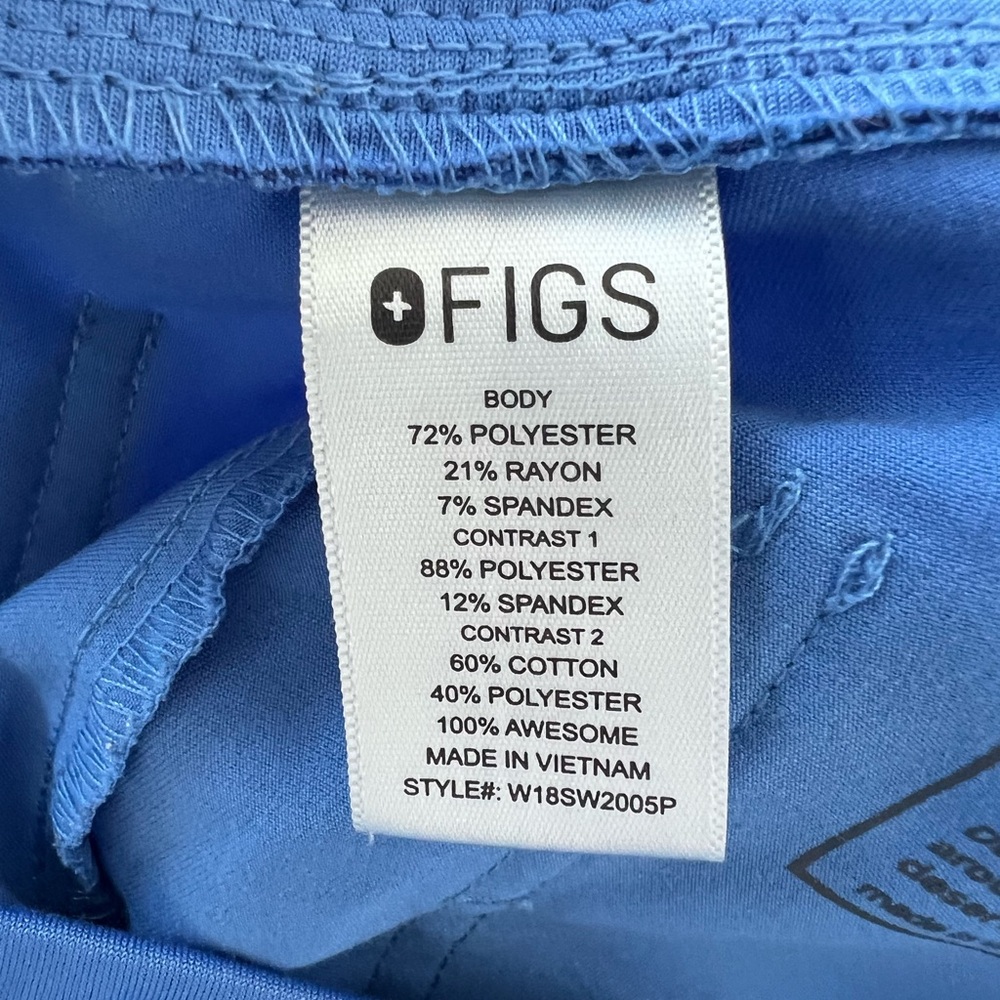 Figs Zamora Jogger Ceil Blue Small - Picture 7 of 8